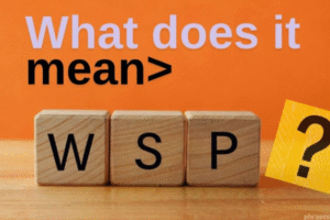 WSP meaning